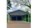 A modern garage offers space for two cars, with a clean design at 705 3Rd Nw Ave, Hickory, NC 28601