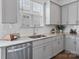 Bright kitchen features modern cabinets, stainless steel appliances, granite countertops, and a stainless steel sink at 9710 Ainslie Downs St, Charlotte, NC 28273