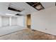 Unfinished basement with white walls, drop ceiling, multi-tone carpet and unfinished flooring at 109 Windmill Rd, Salisbury, NC 28147