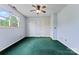 Blue bedroom with two closets and one window at 109 Windmill Rd, Salisbury, NC 28147
