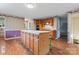 Spacious kitchen with a central island and ample counter space, perfect for entertaining at 109 Windmill Rd, Salisbury, NC 28147