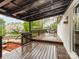 View from the back deck featuring wood flooring and a view of the backyard at 1113 Gregory Ln, Statesville, NC 28677