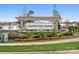 Carpenter Farms community entrance sign with stone base, manicured landscaping, and street view at 1125 Hallman Branch Ln, Lincolnton, NC 28092
