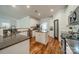 Spacious kitchen features stainless steel appliances, granite countertops, and a central island for meal prep at 117 Middleton Pl, Mooresville, NC 28117