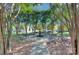 Beautiful community park with benches and a lovely tiered fountain feature in the center at 15236 Waterfront Dr, Huntersville, NC 28078