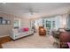Spacious living room filled with natural light, comfortable seating, and hardwood floors at 2515 Sheffield Dr, Gastonia, NC 28054