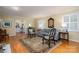 Inviting living room with hardwood floors, a decorative rug, and plenty of natural light at 2515 Sheffield Dr, Gastonia, NC 28054