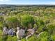 Scenic aerial view showcasing a home nestled amongst lush greenery and mature trees at 2569 Lower Assembly Dr, Fort Mill, SC 29708