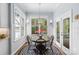Cozy breakfast nook with chandelier and outdoor view at 2569 Lower Assembly Dr, Fort Mill, SC 29708