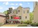 Rear exterior view showcasing a well-maintained yard, large patio and outdoor living space at 2569 Lower Assembly Dr, Fort Mill, SC 29708