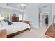 Comfortable main bedroom with trey ceiling, carpet, and double windows providing lots of light at 2569 Lower Assembly Dr, Fort Mill, SC 29708