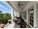 Spacious balcony with outdoor furniture, offering a relaxing space with a view of the surrounding greenery at 2823 Providence Rd # 143, Charlotte, NC 28211