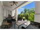 Charming balcony with comfortable seating arrangements, providing a serene outdoor space with scenic views at 2823 Providence Rd # 143, Charlotte, NC 28211