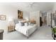 Spacious main bedroom with a full bed, comfortable carpeting and tasteful decor at 2823 Providence Rd # 143, Charlotte, NC 28211