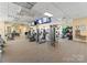Spacious gym featuring state-of-the-art fitness equipment, wall-mounted televisions, and ample workout space at 2823 Providence Rd # 143, Charlotte, NC 28211