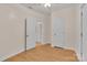 Empty bedroom with ceiling fan, laminate flooring, and a window at 319 Chestnut St, Rock Hill, SC 29730
