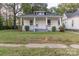 Classic home featuring a covered front porch, white siding, and a well-manicured lawn at 319 Chestnut St, Rock Hill, SC 29730