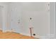 Utility room with laminate flooring and an exit door at 319 Chestnut St, Rock Hill, SC 29730