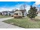 Charming single-story home featuring a well-maintained lawn and attached one-car garage at 322 Flat Rock Dr, Denver, NC 28037