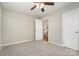 Spacious bedroom features neutral carpeting and two entry door ways at 408 Harvest Ter, Clover, SC 29710