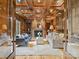 Beautiful Living room featuring fireplace, custom wood trim and recessed lighting at 4400 Sharon View Rd, Charlotte, NC 28226