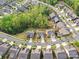 An aerial view of the beautiful homes in this neighborhood with lush trees surrounding them at 4989 Samoa Ridge Dr, Lancaster, SC 29720