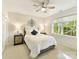 Bright bedroom with a ceiling fan, a large window, and tasteful decor at 4989 Samoa Ridge Dr, Lancaster, SC 29720