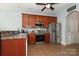 Modern kitchen featuring stainless steel appliances and ample counter space at 5121 Alysheba Dr, Indian Trail, NC 28079