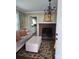 Inviting living room with a classic fireplace, and comfortable seating at 526 Arlington Ave, Albemarle, NC 28001