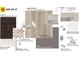 Bathroom finishes including Aristokraft Benton Birch Flagstone cabinetry and Silestone Helix kitchen counters at 6882 Wilson Creek Dr, Indian Land, SC 29707