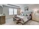 Serene main bedroom with large window, tray ceiling, and luxurious decor elements at 7144 Hodges Meadow Ln, Charlotte, NC 28213