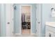 Bathroom view into the walk in closet at 108 Toxaway St, Mooresville, NC 28115