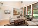 Cozy living room featuring large windows, hardwood floors, and neutral decor at 1116 Landons Ct, China Grove, NC 28023