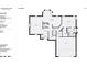 First floor floor plan showing kitchen, living room, bedrooms, and bathrooms at 121 Shagbark Ln, Mooresville, NC 28115