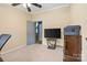 Bedroom featuring neutral colors, a closet, and an open doorway at 1756 Martin Rd, Kings Mountain, NC 28086