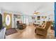 Spacious living room featuring wood laminate flooring, bright windows, and comfortable seating at 1756 Martin Rd, Kings Mountain, NC 28086