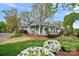 Charming home with a well-manicured lawn, lush landscaping, and inviting front porch at 1801 Wilmore Dr, Charlotte, NC 28203
