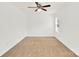 Bedroom featuring carpeted floors, white walls, and a ceiling fan at 1828 Aston Mill Pl, Charlotte, NC 28273