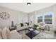 Bright and airy living room with comfortable seating, a large window, and neutral decor at 218 Lacewing Dr # 41, Charlotte, NC 28214