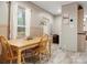 Dining area with light wood floors and furniture with a light and airy feel at 2234 Emerald Mine Rd, Shelby, NC 28152
