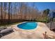 Beautiful in-ground pool surrounded by nice backyard and wood fence at 2532 Annecy Dr, Matthews, NC 28105