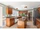 Charming kitchen with stainless steel appliances and center island at 2532 Annecy Dr, Matthews, NC 28105