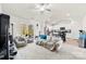 Bright living room featuring an open-concept layout connecting to the kitchen and dining area at 3118 Maple Ridge Dr # 11, Gastonia, NC 28052