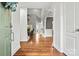 Inviting foyer boasts gleaming hardwood floors and an open floor plan, creating a seamless flow throughout the home at 3207 Oak Ridge Cir, Lincolnton, NC 28092