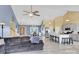 Expansive living space integrates the living room, dining area, and kitchen for modern living at 365 Kinder Rd, Harmony, NC 28634