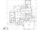 Detailed floor plan showcasing the layout of the main level with dimensions and room names for prospective buyers at 4025 Foxes Trl, Cramerton, NC 28032