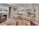 Cozy living room featuring a comfortable sectional sofa and stylish decor at 4205 Cahnnas Way, Waxhaw, NC 28173