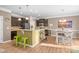 Modern kitchen featuring stainless steel appliances, granite countertops, a breakfast bar, and pendant lighting at 428 Winecoff Woods Nw Dr, Concord, NC 28027