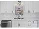 Contemporary kitchen design with stainless steel sink and appliances at 4700 Aldersbrook Dr, Monroe, NC 28110