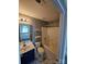 Second bathroom features a modern vanity, tub-shower combo, and sleek tile floor at 5025 Wicklow Dr, Gastonia, NC 28054